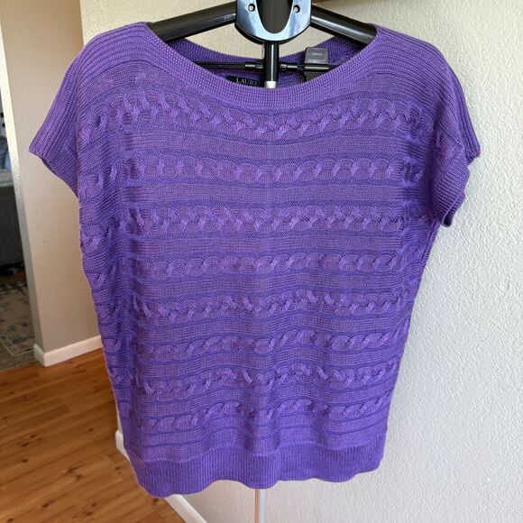 Lauren Ralph Lauren Sweaters - Lauren Ralph Lauren Purple Crew Neck Sweater